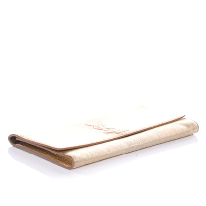 Saint Laurent Leather Belle de Jour Clutch Gold 4 of 7