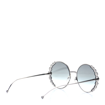 Fendi Crystal Round Sunglasses FF0324/S Silver 4 of 7