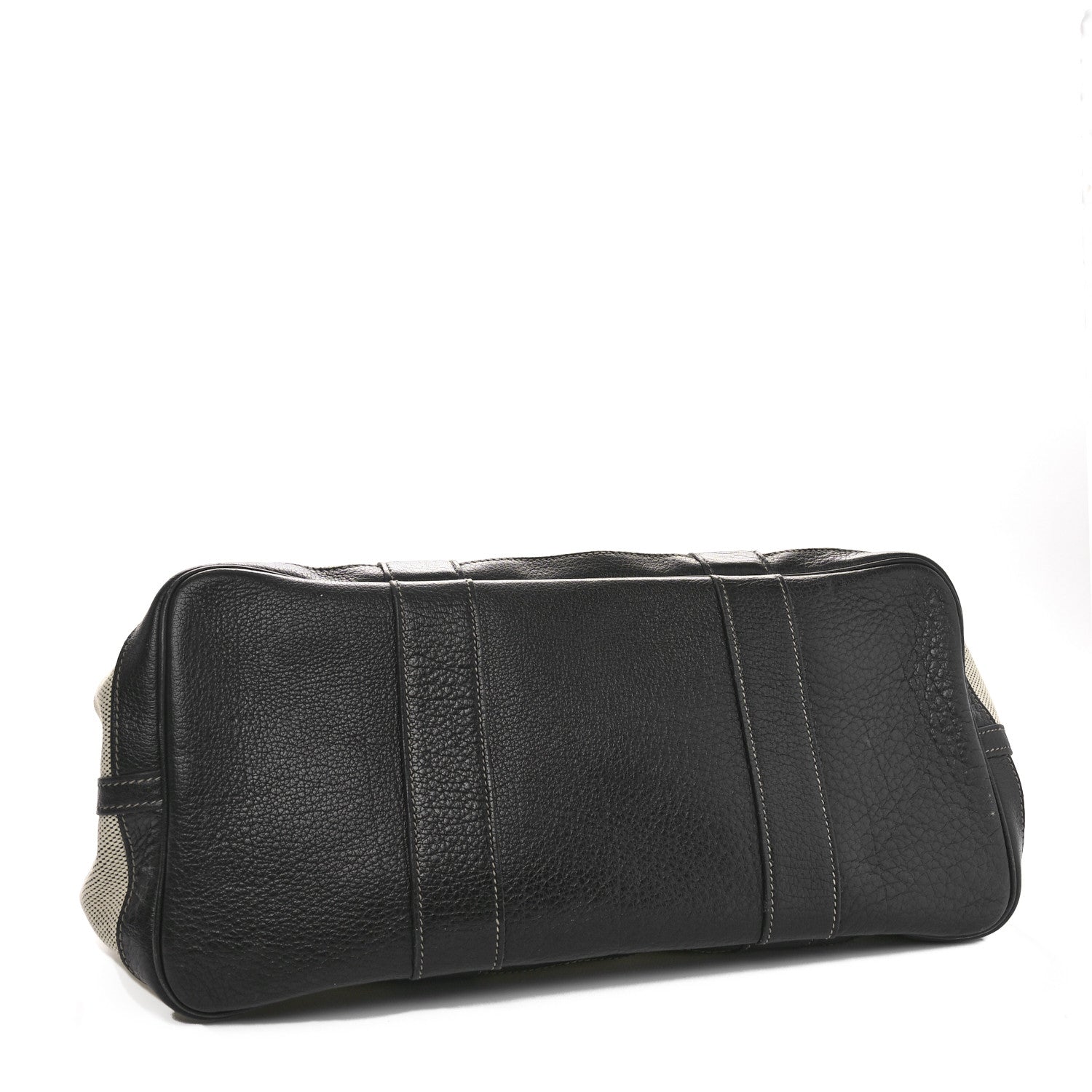 Hermes Buffle Skipper Toile Garden Party 36 MM Tote Black 4 of 10