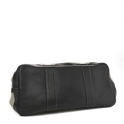 Hermes Buffle Skipper Toile Garden Party 36 MM Tote Black 4 of 10