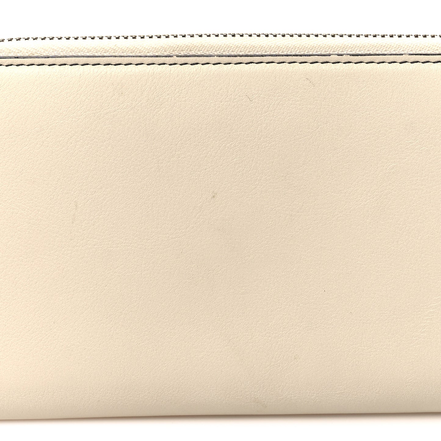 Calfskin Niki De Saint Phalle Dragon Zip Around Wallet Off White