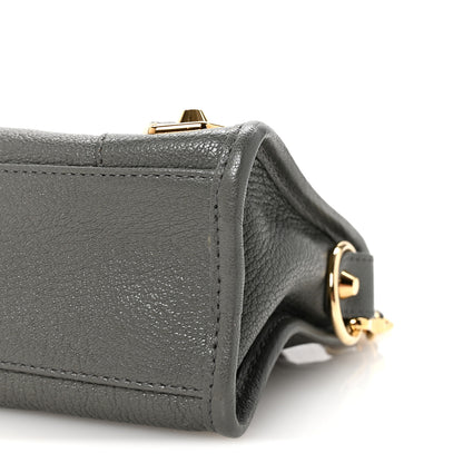 Balenciaga Chevre Gold Metallic Edge Hardware Mini City Gris Acier 19 of 19