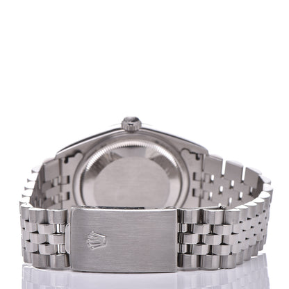 Rolex Stainless Steel 18K White Gold 36mm Oyster Perpetual Datejust Watch White Roman 16234 4 of 7