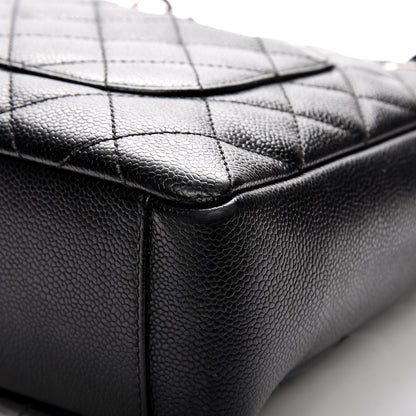 Chanel Caviar Quilted Petit Shopping Tote PST Black 9 of 10