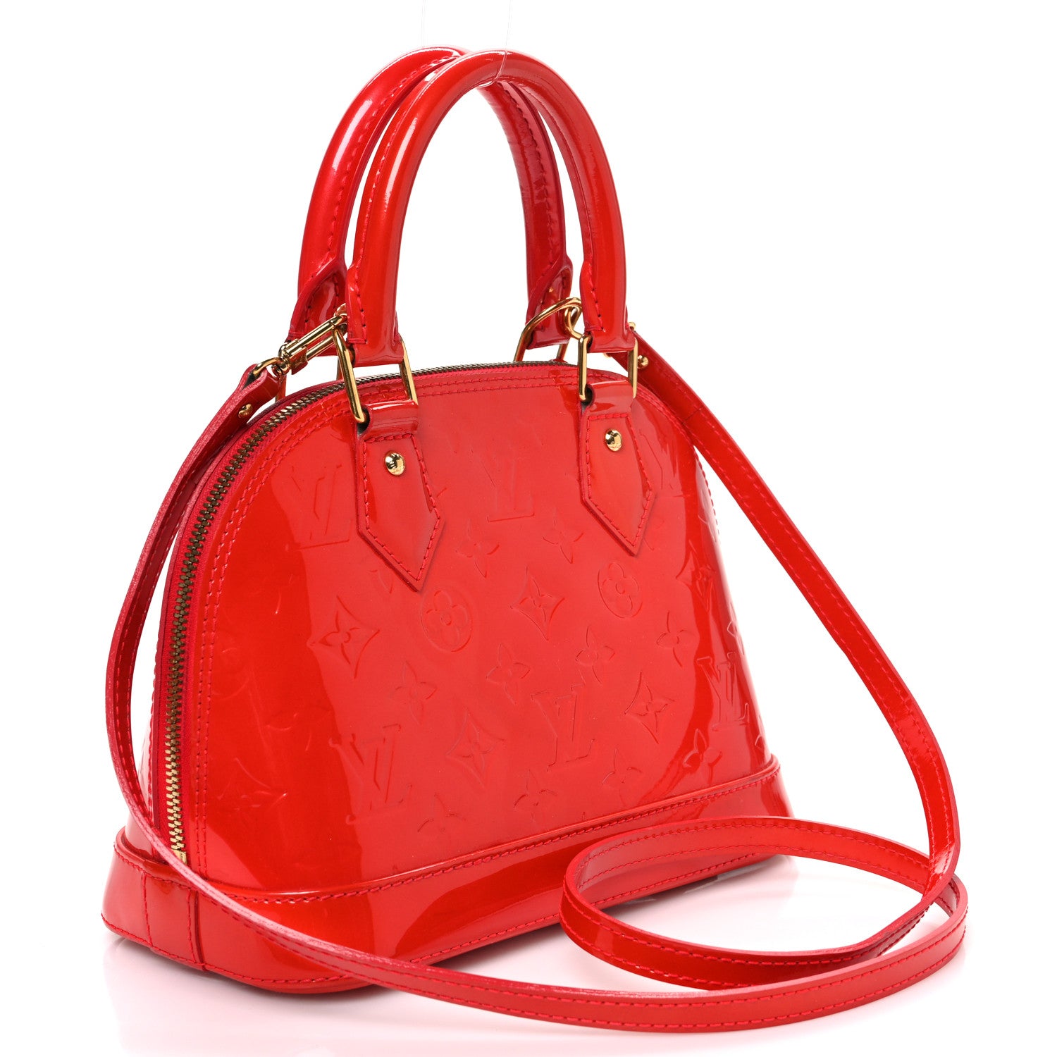 Louis Vuitton Vernis Alma BB Grenadine 3 of 13