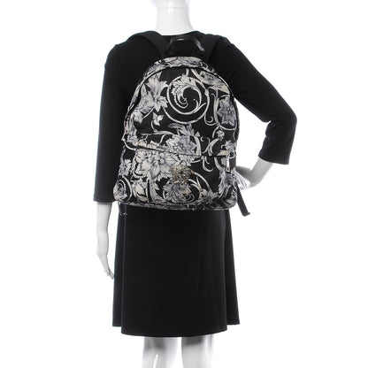 Versace Nylon Palazzo Medusa Backpack Black White 2 of 8