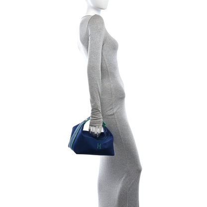 Hermes Canvas Large Bride-A-Brac Pouch Marine 2 of 10