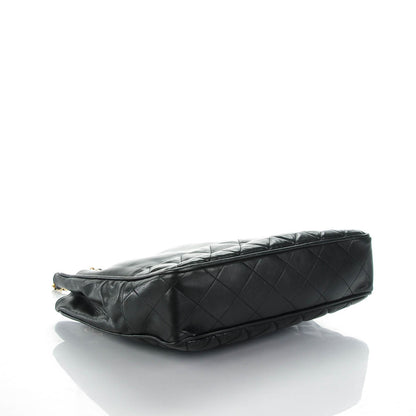 Chanel Lambskin Shopping Tote Black 4 of 8