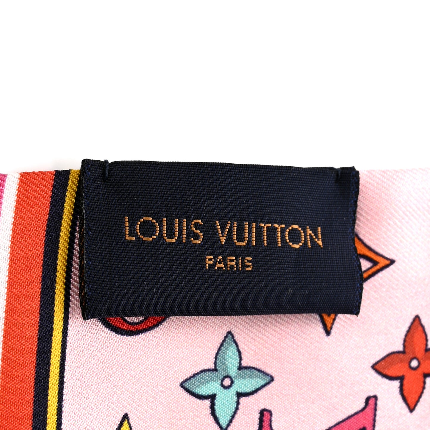 Silk Damier Pop Up Bandeau Azur