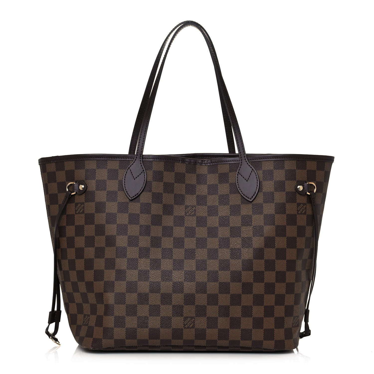 Louis Vuitton Damier Ebene Neo Neverfull MM Rose Ballerine 3 of 14