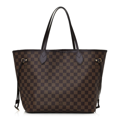 Louis Vuitton Damier Ebene Neo Neverfull MM Rose Ballerine 3 of 14