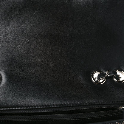 Chanel Sequin La Pausa Medium Single Flap Silver Black 11 of 12