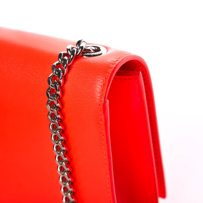 Saint Laurent Smooth Calfskin Monogram Small Kate Satchel Neon Orange 15 of 15