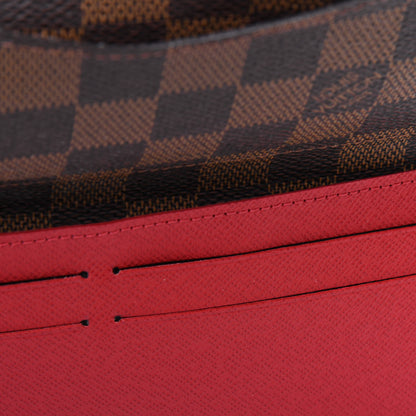 Louis Vuitton Damier Ebene Josephine Wallet Red 11 of 15