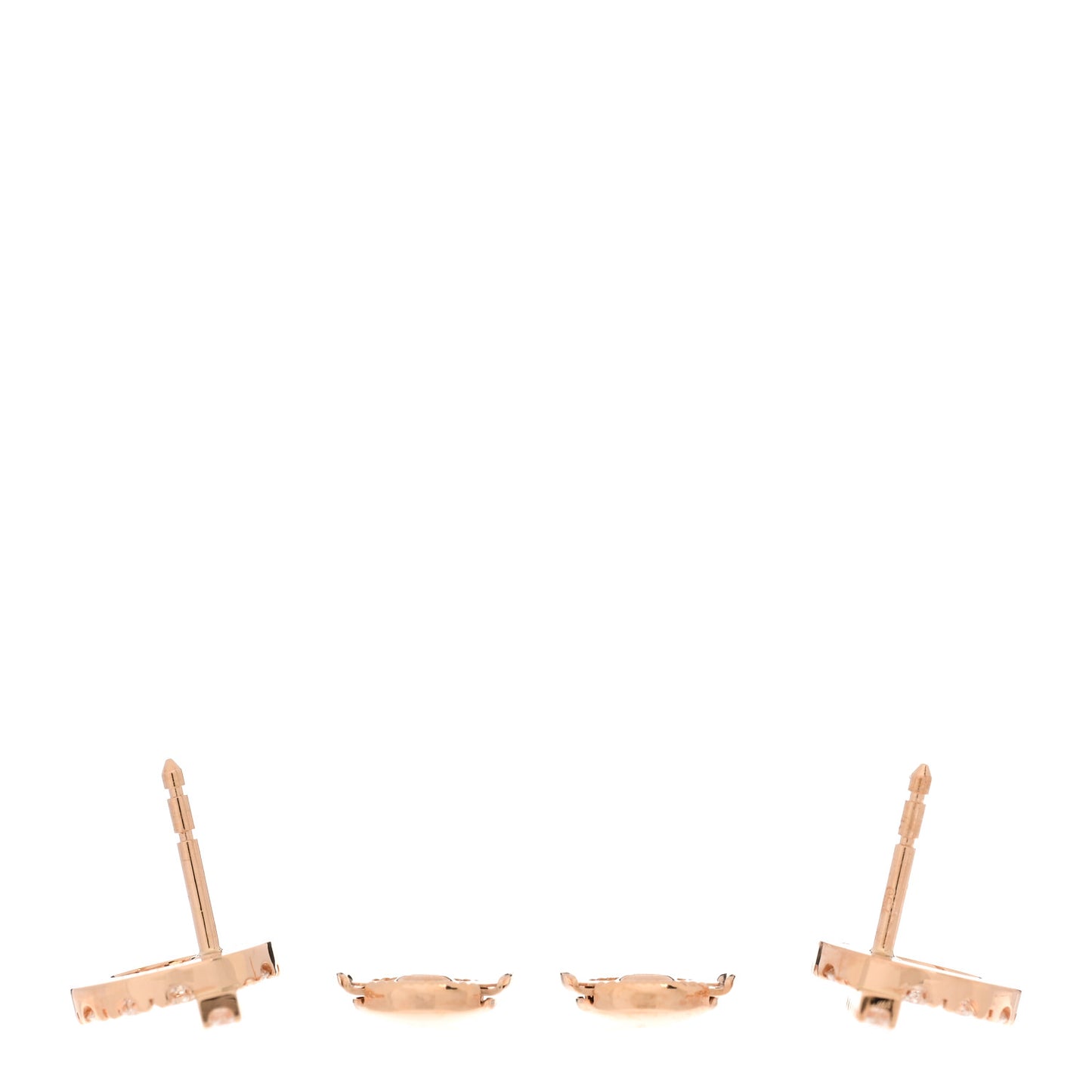 18K Rose Gold Diamond Finesse Earrings