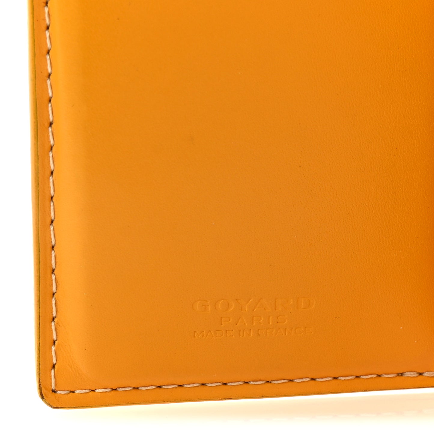 Goyardine Saint Pierre Card Holder Yellow