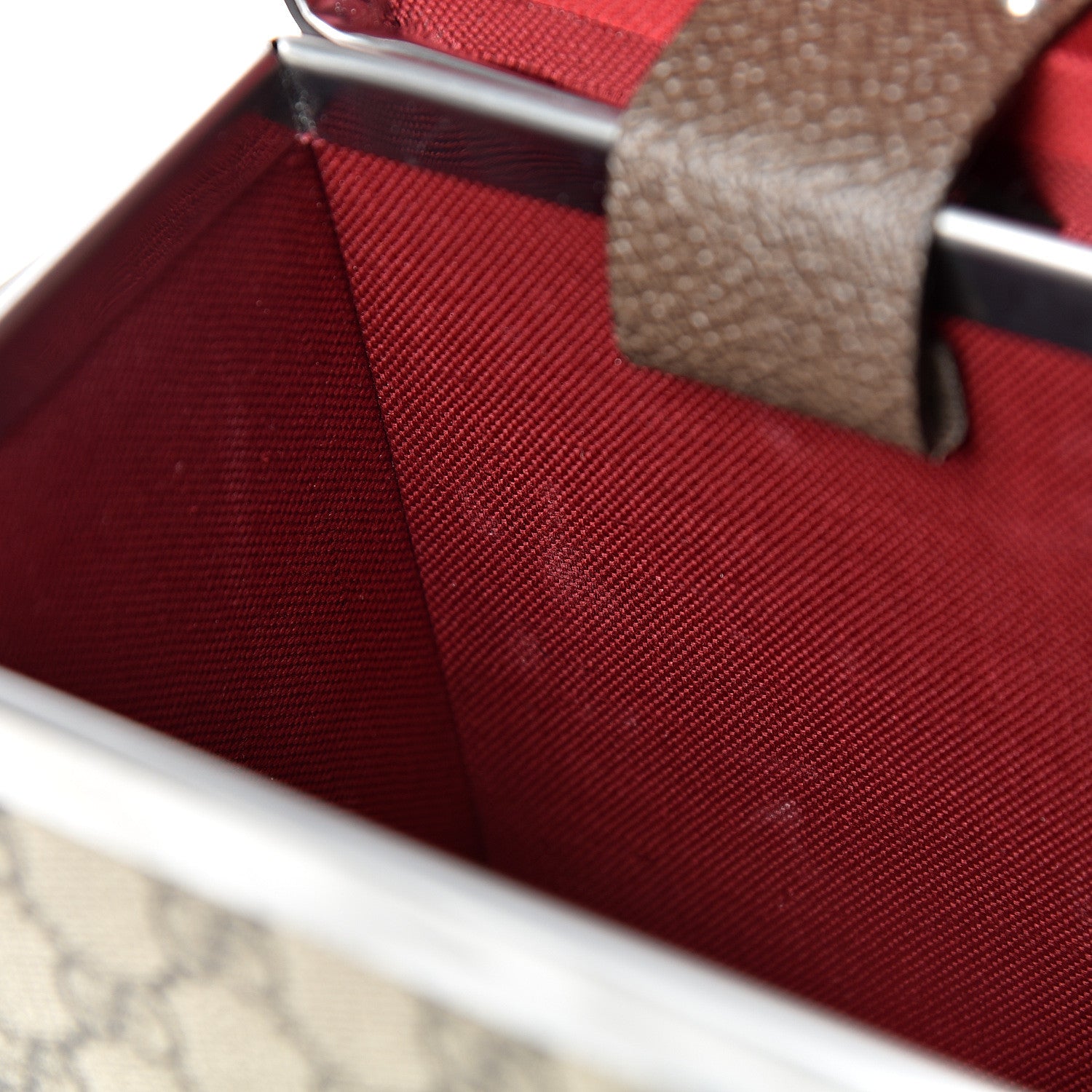 Gucci GG Supreme Monogram Globe-Trotter Beauty Case Brown 10 of 12