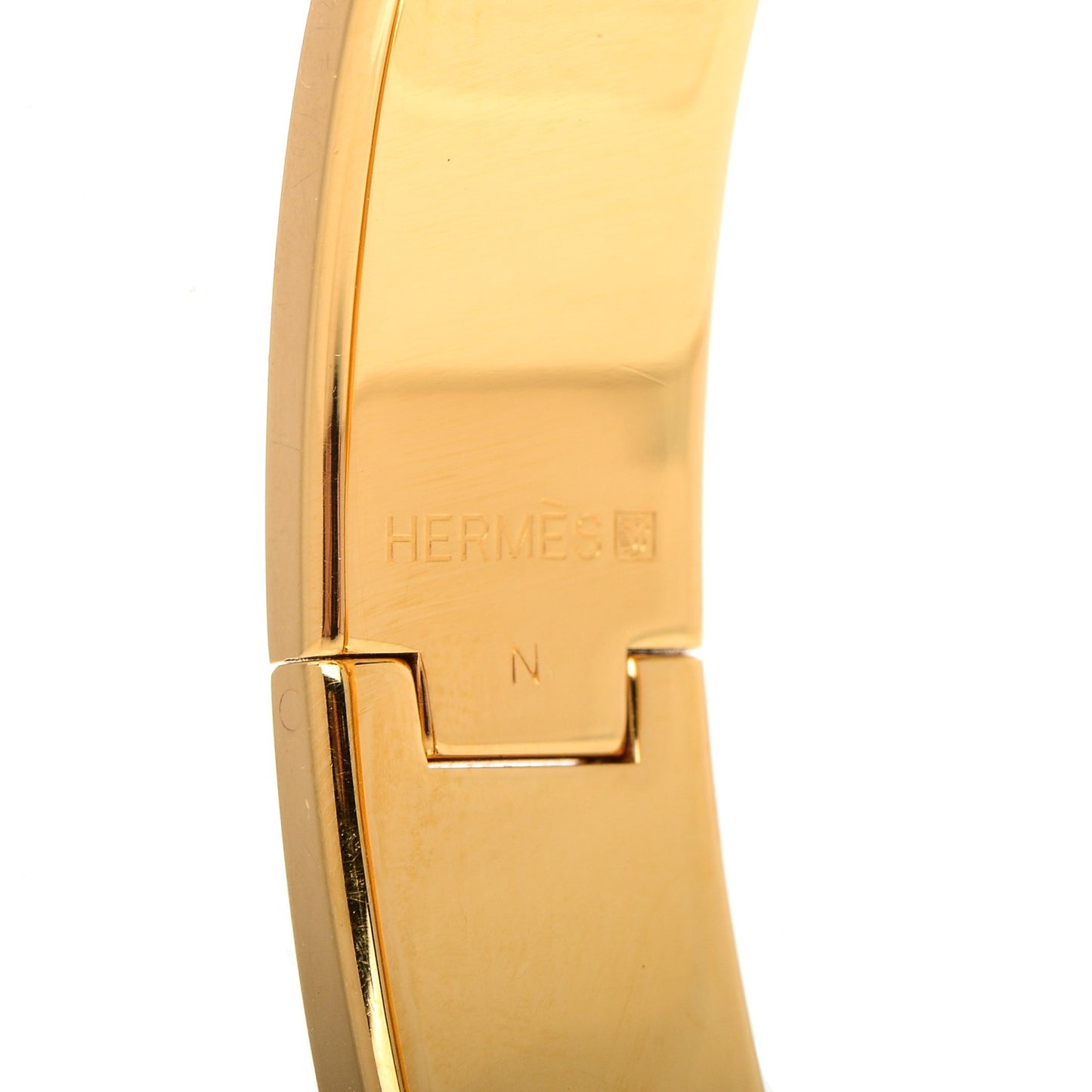 Enamel Narrow Clic Clac H Bracelet PM Bleu Electrique