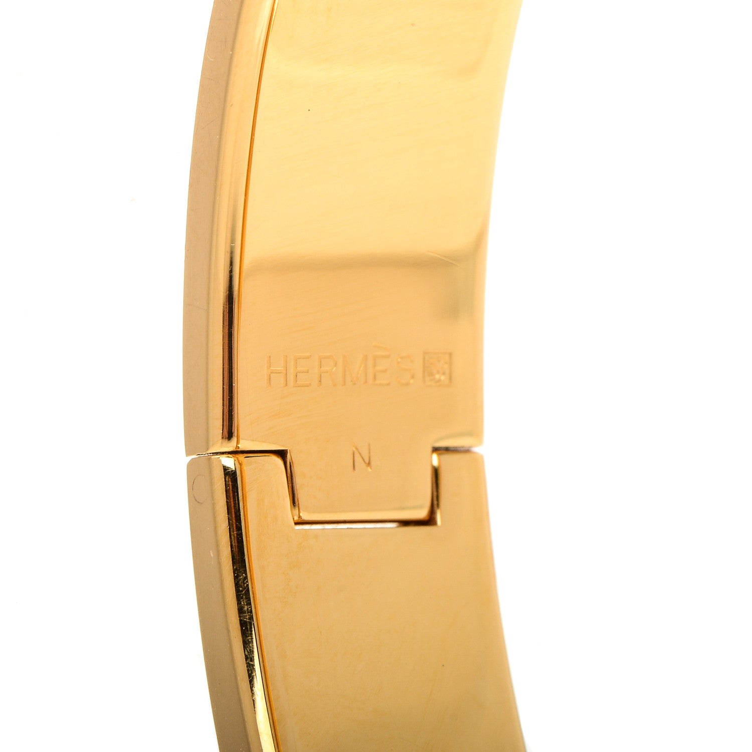 Hermes Enamel Narrow Clic Clac H Bracelet PM Bleu Electrique 4 of 4