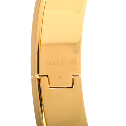Hermes Enamel Narrow Clic Clac H Bracelet PM Bleu Electrique 4 of 4