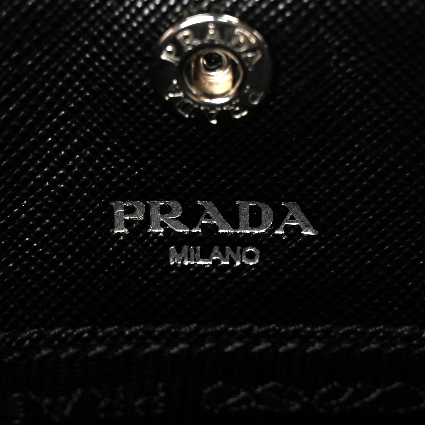 Saffiano Crossbody Bag Black