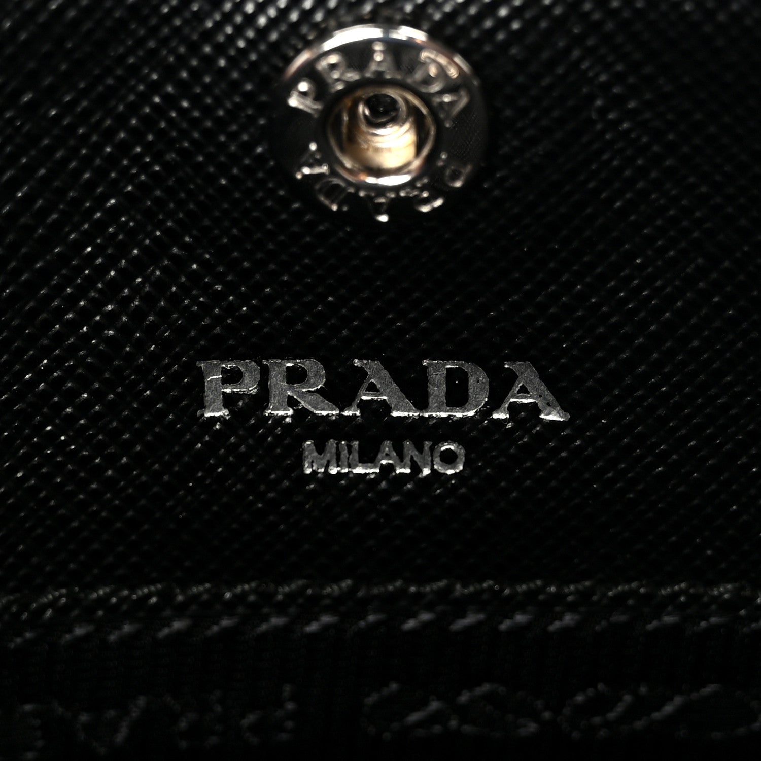 Prada Saffiano Crossbody Bag Black 6 of 11