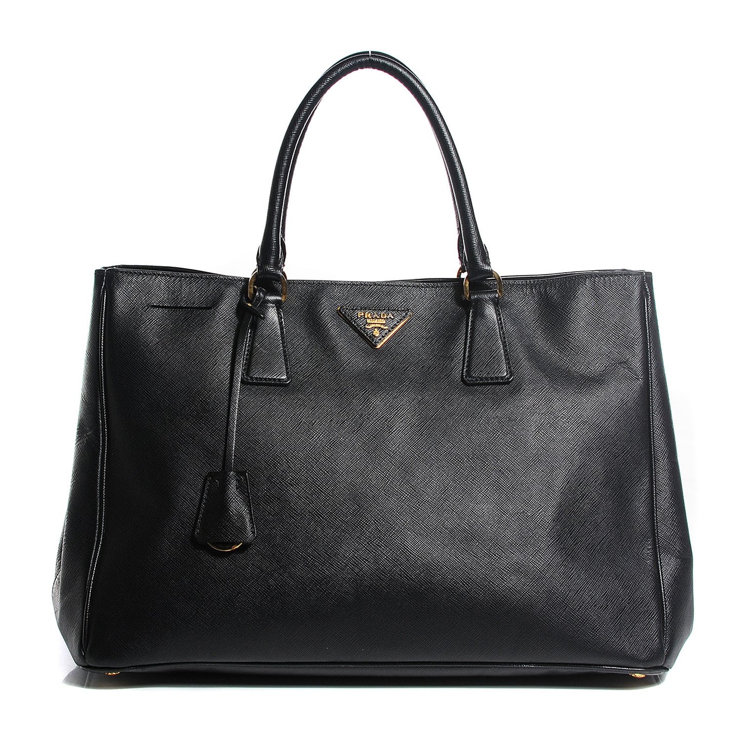 Saffiano Lux Large Tote Nero Black