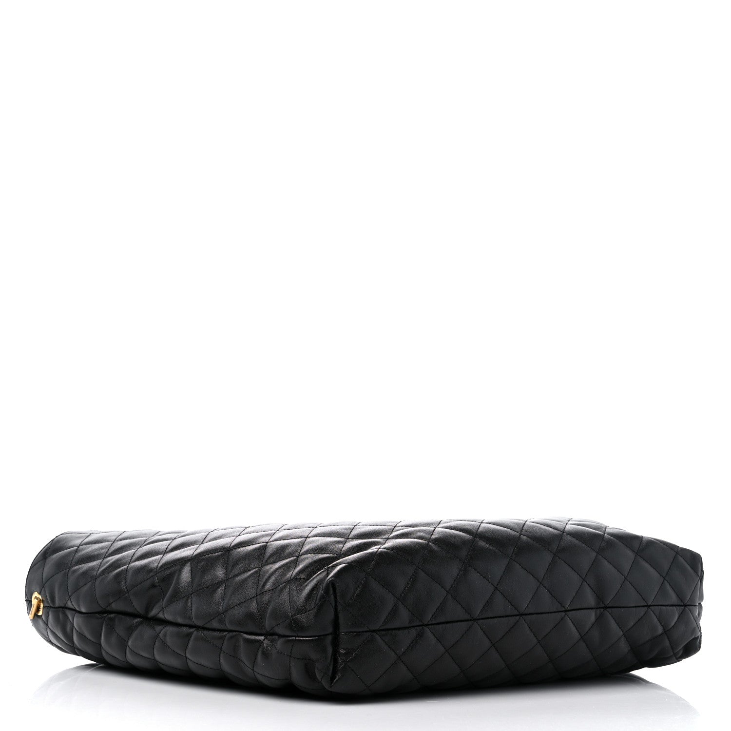 Saint Laurent Lambskin Quilted Maxi Icare Shopping Tote Black 5 of 10