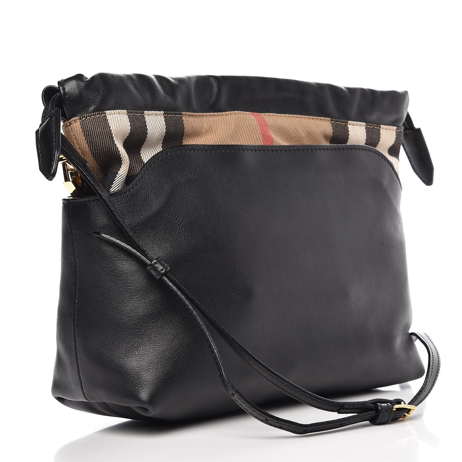 Burberry Calfskin House Check Little Crush Black 3 of 8