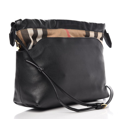 Burberry Calfskin House Check Little Crush Black 3 of 8