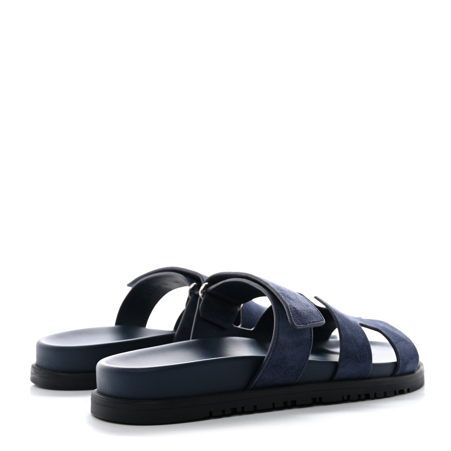 Suede Goatskin Womens Chypre Sandals 38 Bleu Celeste