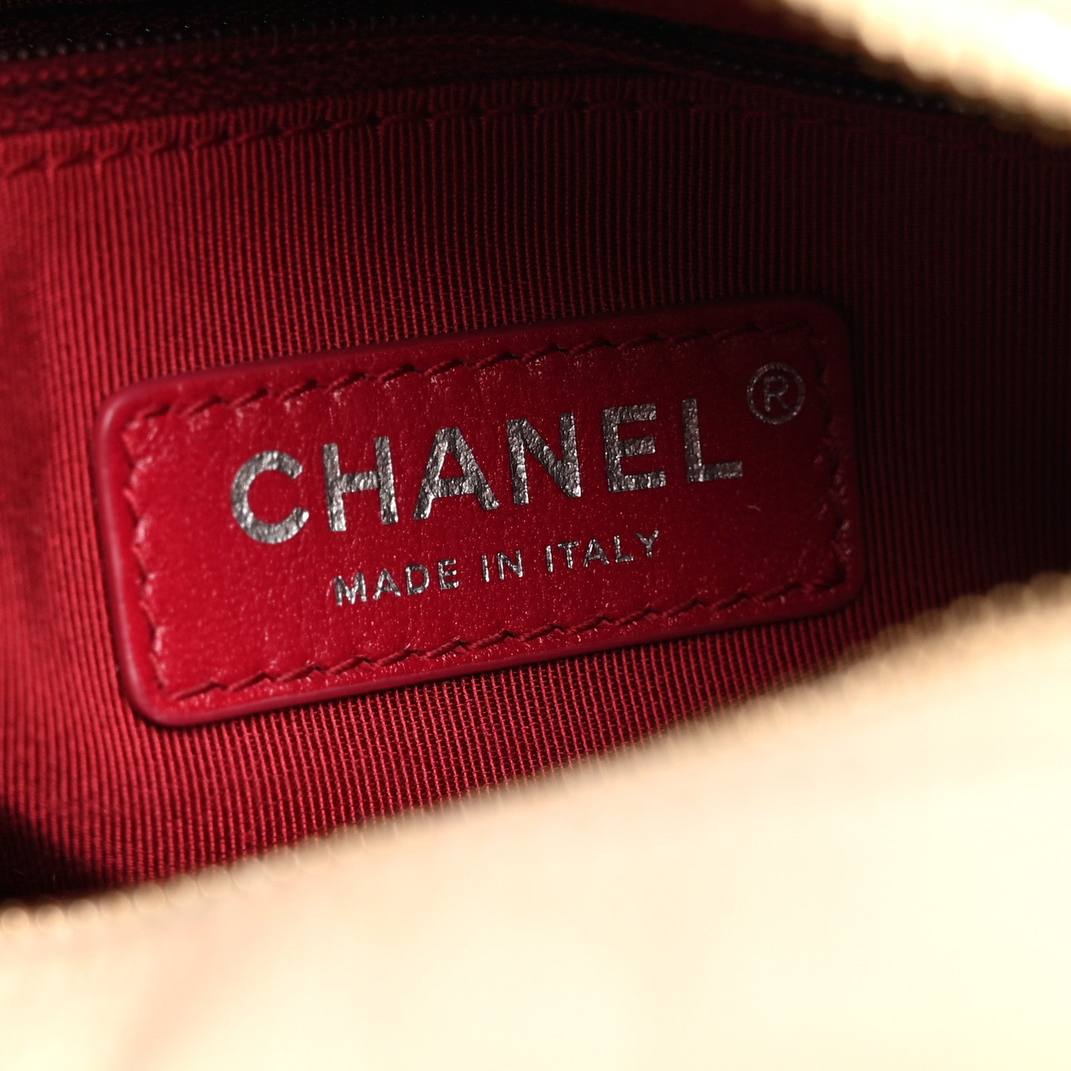 Chanel Aged Calfskin Quilted Small Gabrielle Hobo Beige Black 6 of 11