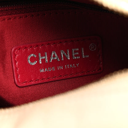 Chanel Aged Calfskin Quilted Small Gabrielle Hobo Beige Black 6 of 11