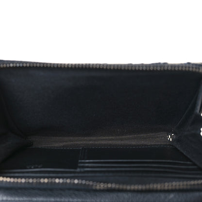 Christian Dior Oblique Pouch Beige Black 6 of 10