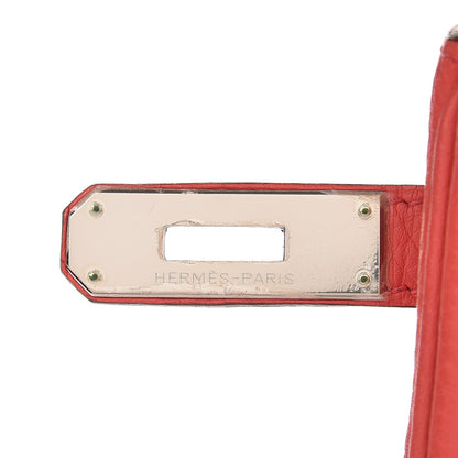 Hermes Taurillon Clemence Birkin 40 Bougainvillea 19 of 39