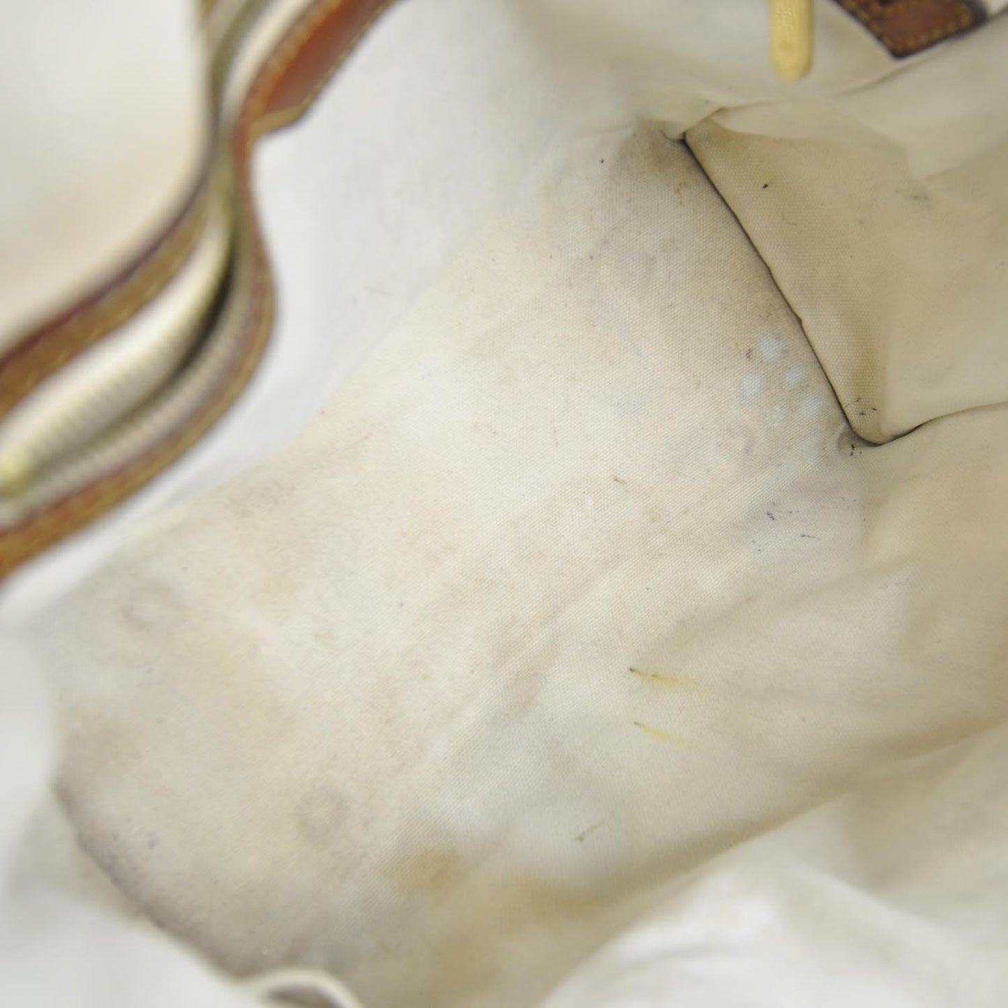 Monogram Rayures Tisse Sac PM