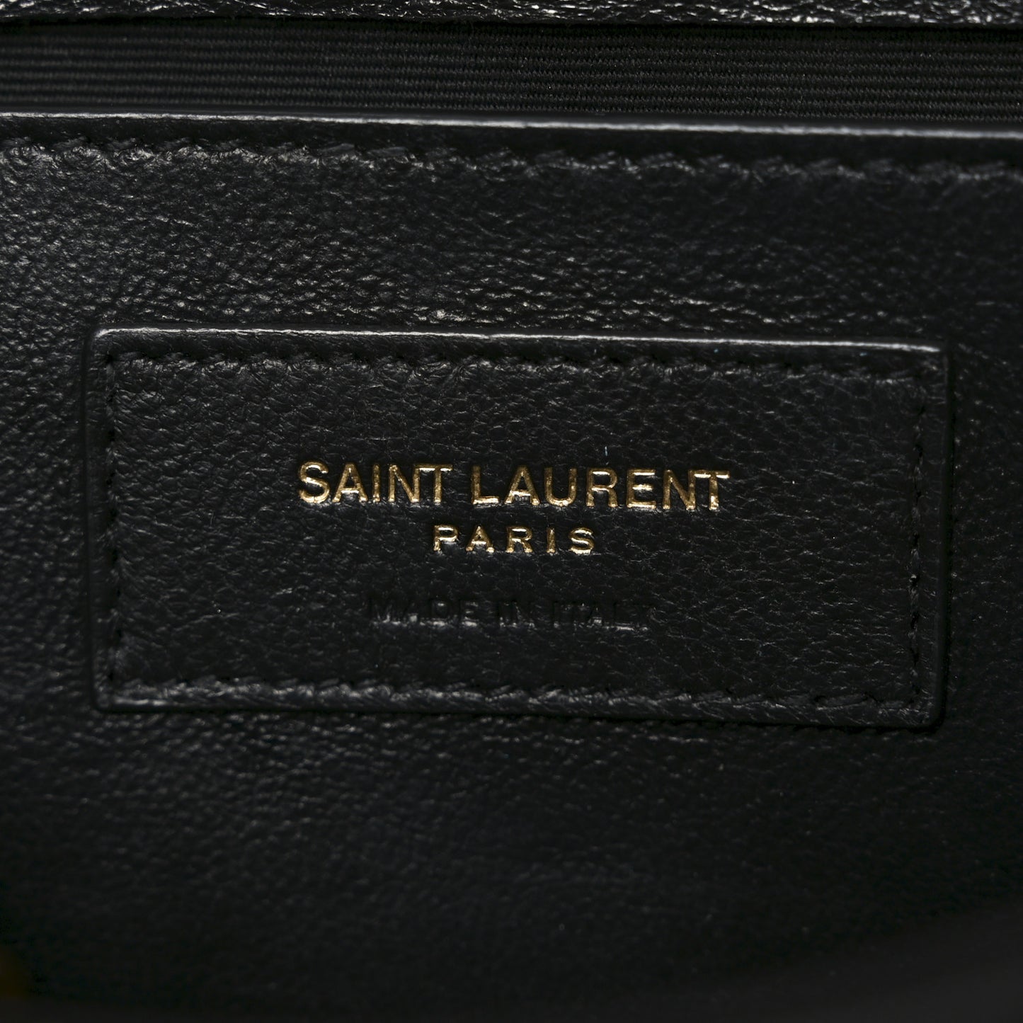 Lambskin Quilted Monogram Mini Nolita Black