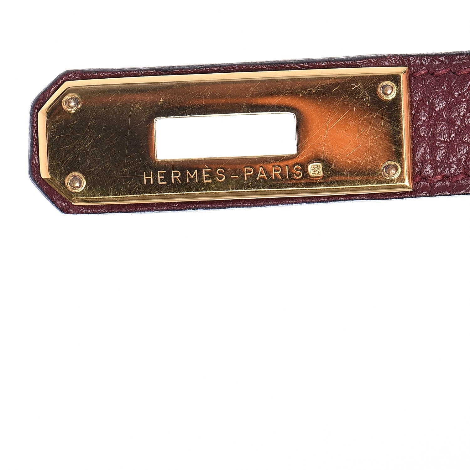 Hermes Fjord Kelly Sellier 35 Rouge H 22 of 36