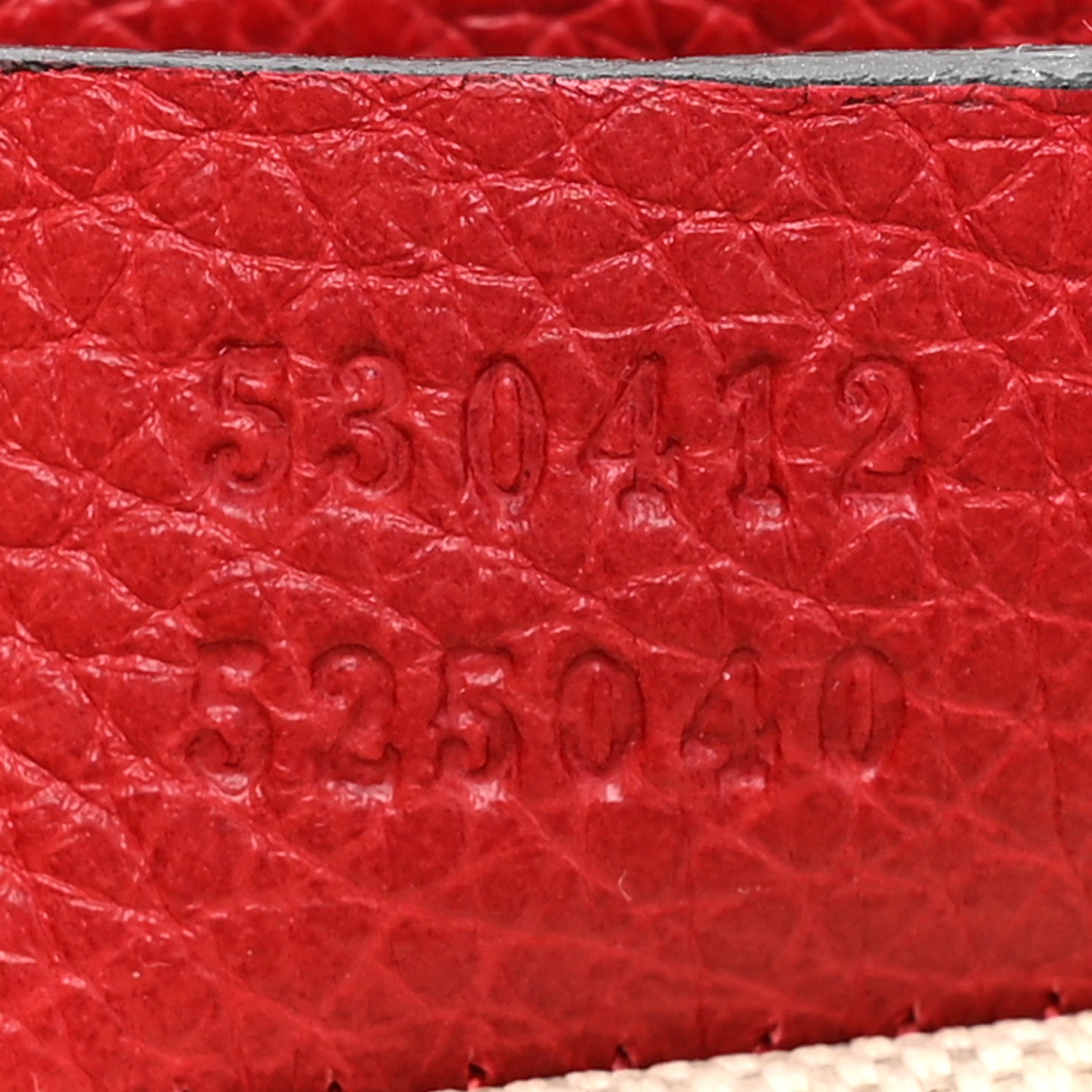 Gucci Grained Calfskin Logo Belt Bag Hibiscus Red 7 of 9