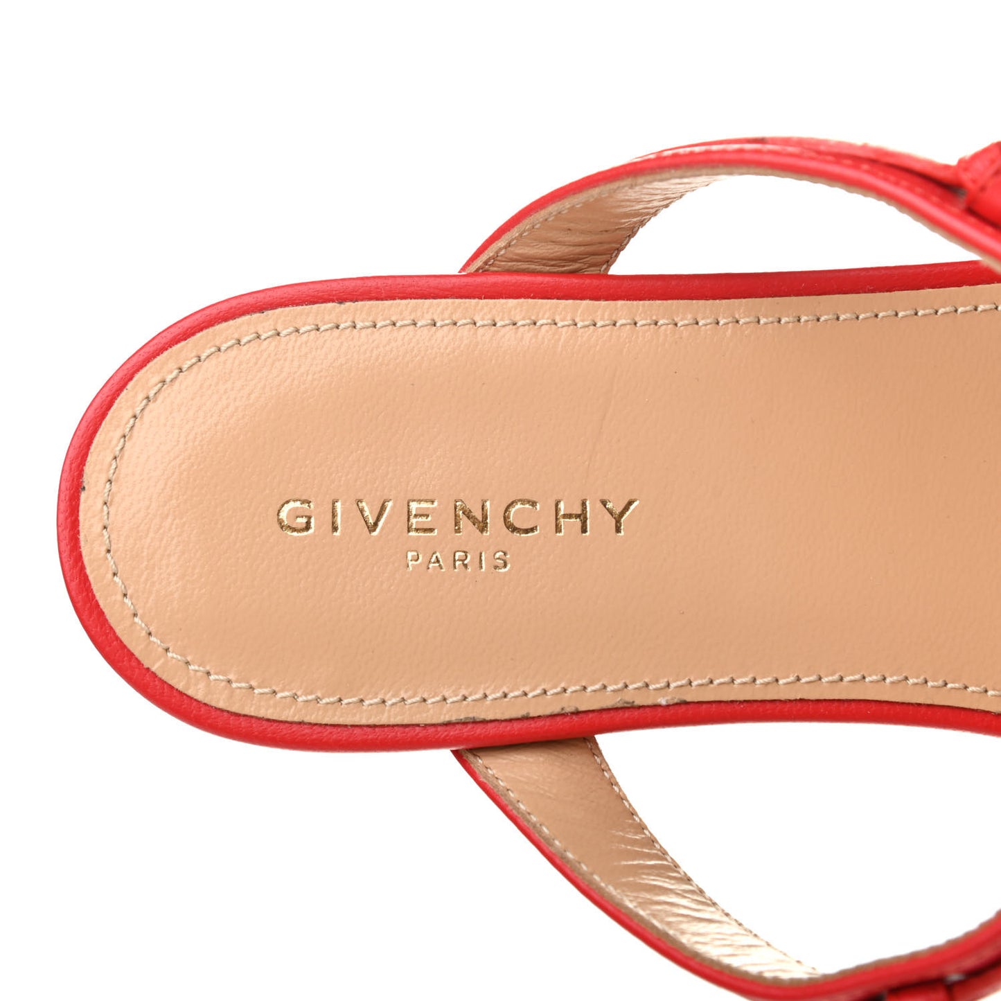 Calfksin Elba Thong Sandals 36 Red