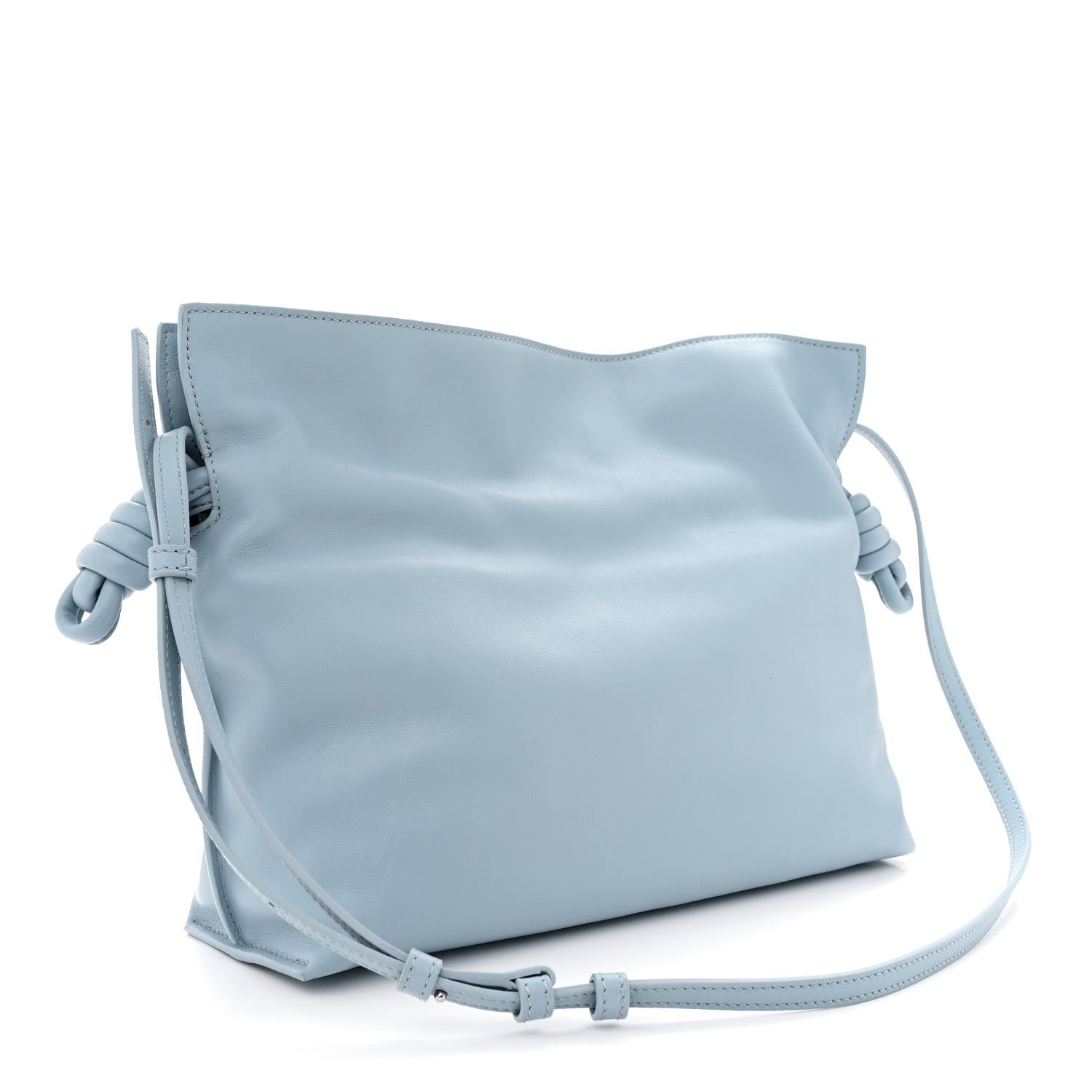 Loewe Nappa Medium Flamenco Knot Bag Dusty Blue 3 of 10