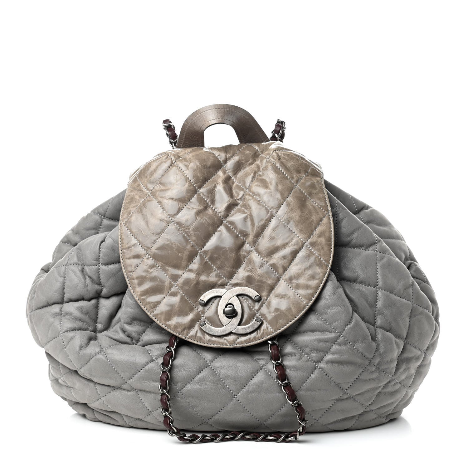 Chanel Iridescent Calfskin Quilted In The Mix Backpack Grey 1 of 10