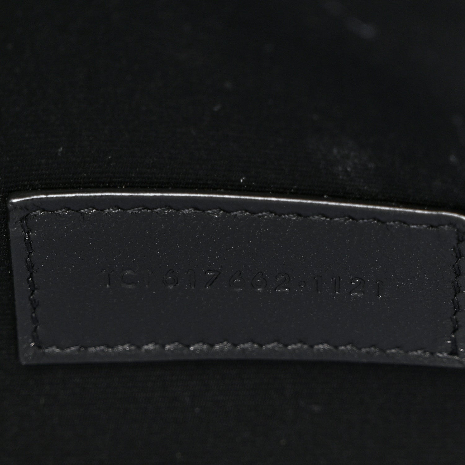 Saint Laurent Grain De Poudre Matelasse Chevron Monogram Envelope Clutch Black 7 of 8