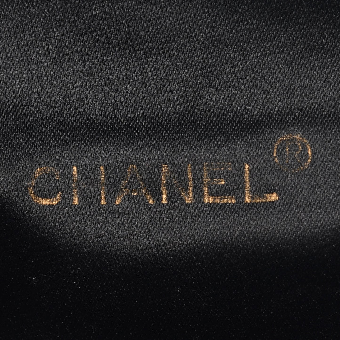 Satin Quilted Mini Flap Black