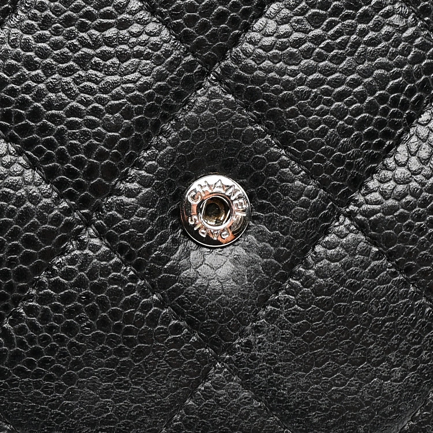 Chanel Caviar Quilted Wallet on Chain WOC Black 12 of 17