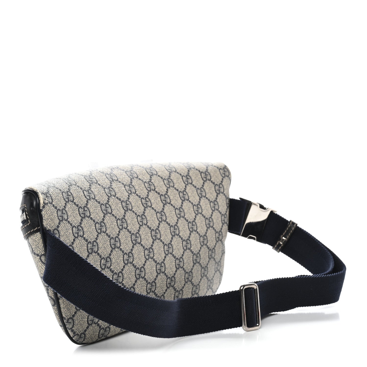 Gucci GG Supreme Monogram Belt Bag Navy 3 of 11