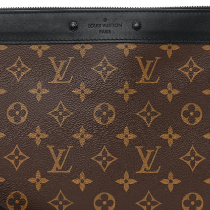 Louis Vuitton Monogram Macassar Pochette To-Go Black 7 of 9