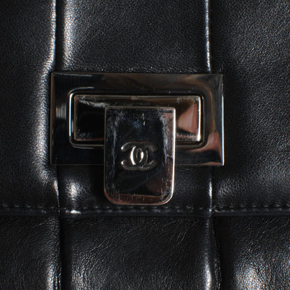 Chanel Lambskin Vertical Quilted Clutch Black 5 of 8