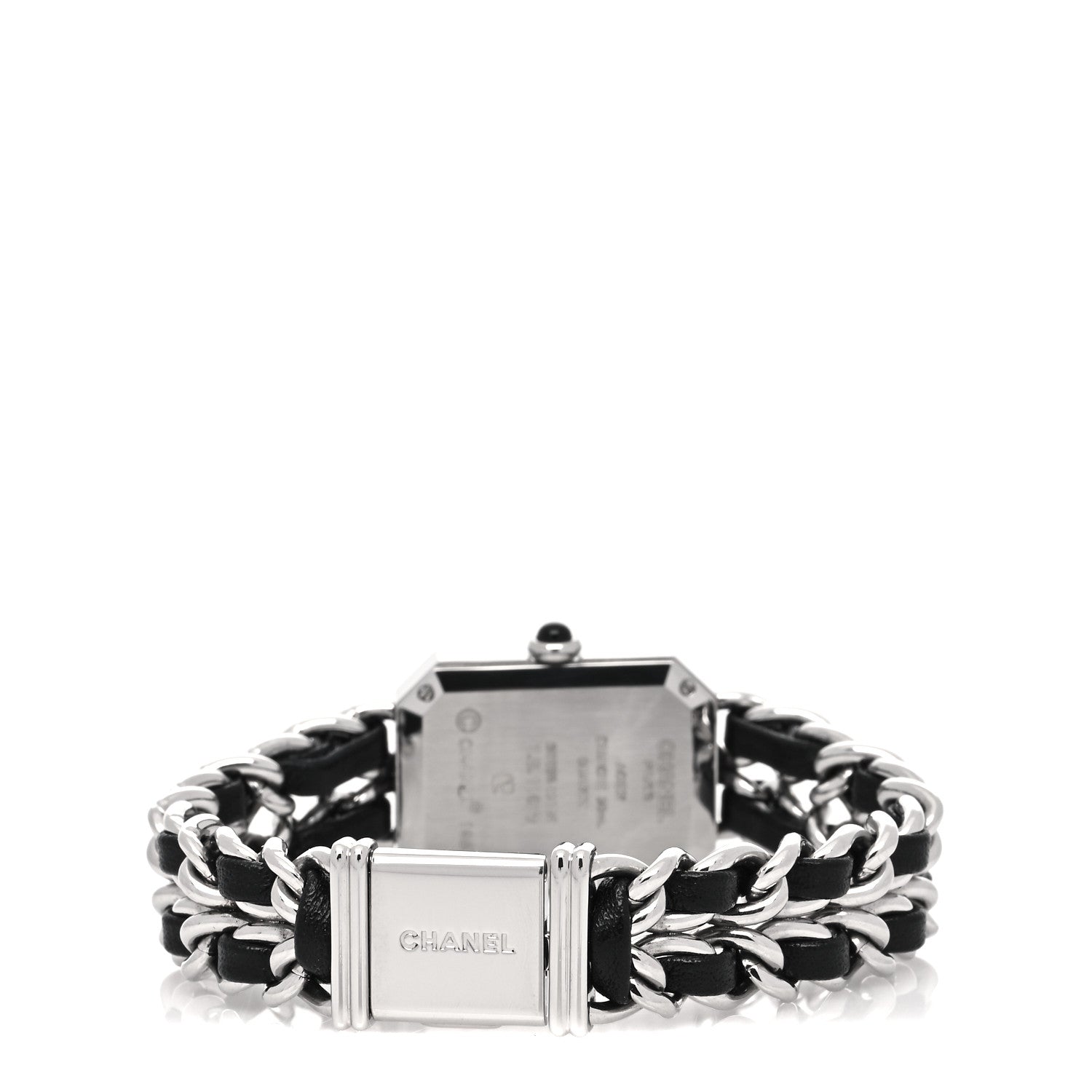 Chanel Stainless Steel Lambskin 20mm Chain Premiere Quartz Watch L 3 of 4