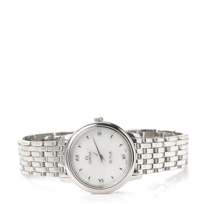 Omega Stainless Steel Mother of Pearl 24mm De Ville Prestige Quartz Watch 424.10.24.60.05.001 2 of 6
